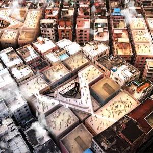 Urban Core_ Aerial View